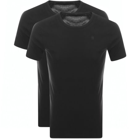 Product Image for G Star Raw 2 Pack Base T Shirt Black