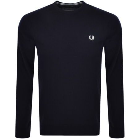 Product Image for Fred Perry Crew Neck Knit Jumper Navy