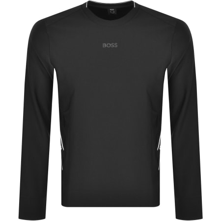 Product Image for BOSS Salbo Gym Crew Neck Sweatshirt Black