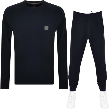 Product Image for BOSS Westart 1 Crew Neck Tracksuit Navy