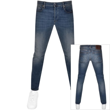 Recommended Product Image for G Star Raw 3301 Slim Fit Jeans Mid Wash Blue