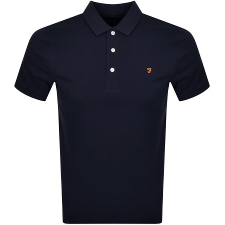 Product Image for Farah Vintage Blanes Polo T Shirt Navy