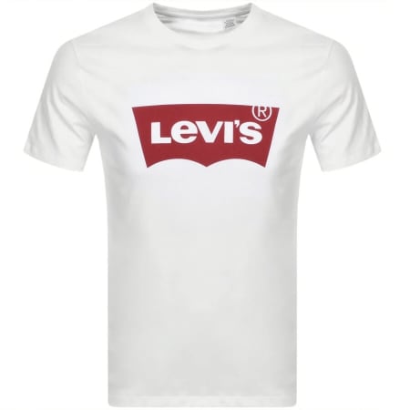 Product Image for Levis Logo Crew Neck T Shirt White