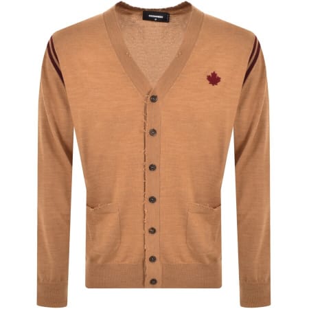 Product Image for DSQUARED2 Mini Leaf Cardigan Brown