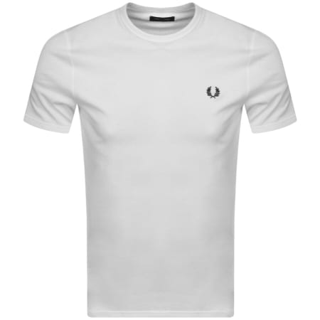Product Image for Fred Perry Ringer T Shirt White