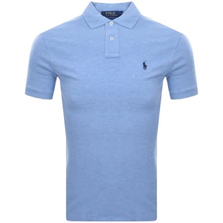 Ralph Lauren Slim Fit Polo T Shirt Blue | Mainline Menswear