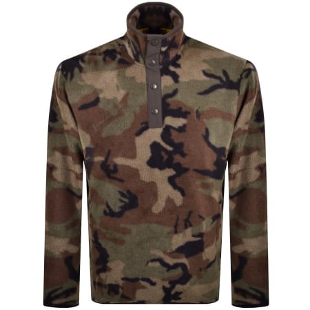 Product Image for Ralph Lauren Funnel Neck Sweatshirt Green