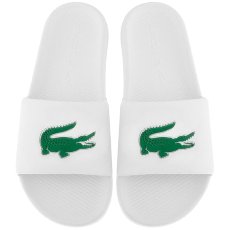 Product Image for Lacoste Croco Sliders White