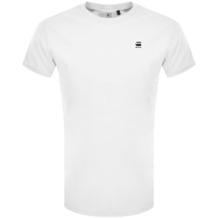 Product Image for G Star Raw Lash Logo T Shirt White