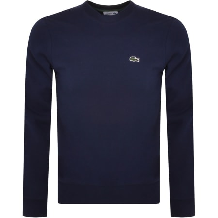 Recommended Product Image for Lacoste Crew Neck Sweatshirt Navy