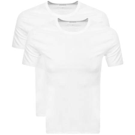 Product Image for BOSS 2 Pack Crew Neck T Shirts White