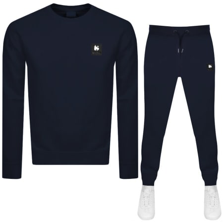 Product Image for Money Logo Crew Tracksuit Navy