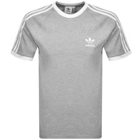 Product Image for adidas 3 Stripe T Shirt Grey