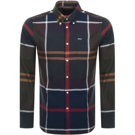 Product Image for Barbour Long Sleeved Dunnon Check Shirt Navy