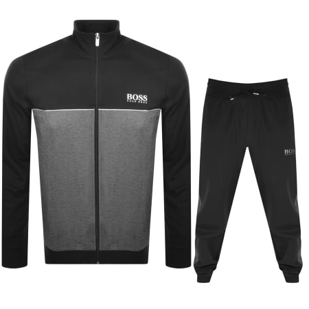 Product Image for BOSS Bodywear Lounge Full Zip Tracksuit Black