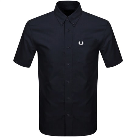Product Image for Fred Perry Oxford Short Sleeve Shirt Navy