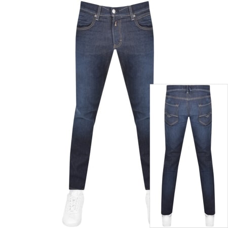 Product Image for Replay Slim Fit Micky M Jeans Dark Wash Navy