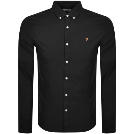 Recommended Product Image for Farah Vintage Brewer Long Sleeve Shirt Black