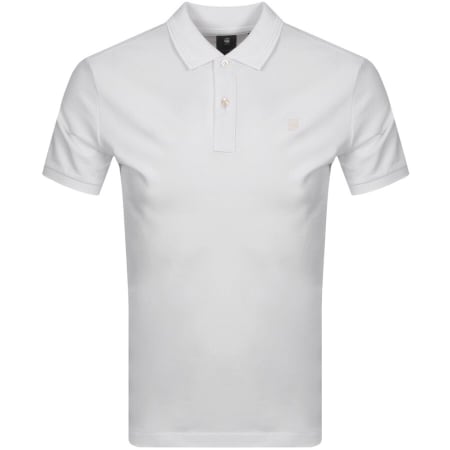 Product Image for G Star Raw Dunda Polo T Shirt White