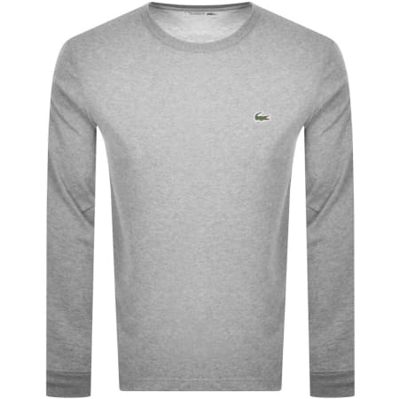Product Image for Lacoste Long Sleeved T Shirt Grey
