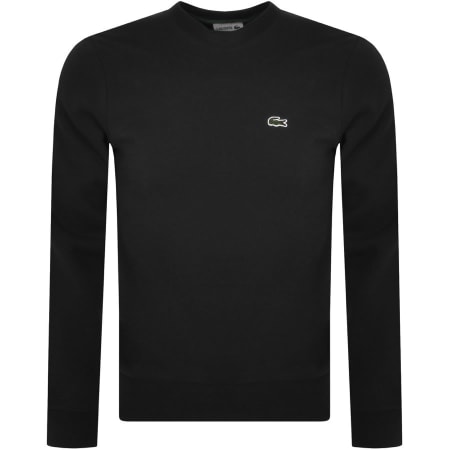 Product Image for Lacoste Crew Neck Sweatshirt Black