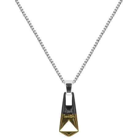 Product Image for PS By Paul Smith Zip Pendant Necklace Silver