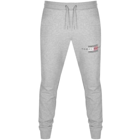 Product Image for Tommy Hilfiger Lines Logo Jogging Bottoms Grey