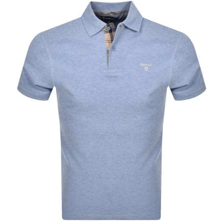 Recommended Product Image for Barbour Pique Polo T Shirt Blue
