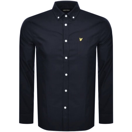 Product Image for Lyle And Scott Oxford Long Sleeve Shirt Navy