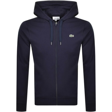 Product Image for Lacoste Sport Logo Full Zip Hoodie Navy