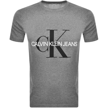 Recommended Product Image for Calvin Klein Jeans Monogram Logo T Shirt Grey