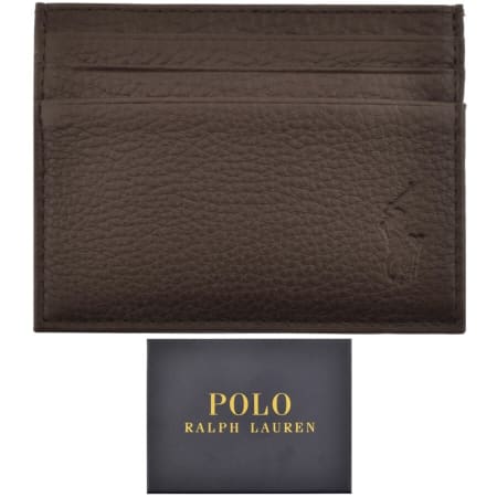 Product Image for Ralph Lauren Leather Card Holder Brown