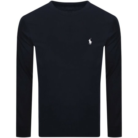 Recommended Product Image for Ralph Lauren Long Sleeved T Shirt Navy