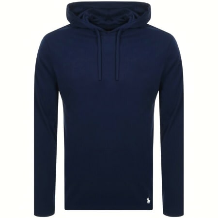 Product Image for Ralph Lauren Long Sleeved Hooded T Shirt Navy