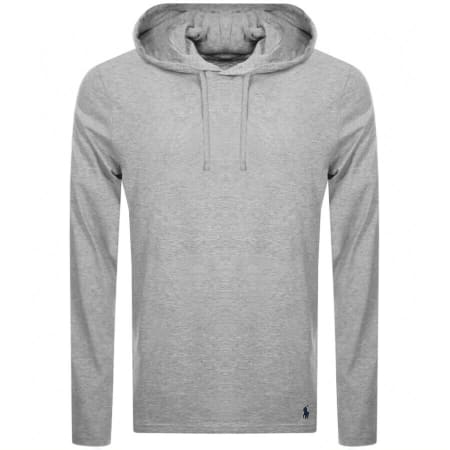 Product Image for Ralph Lauren Long Sleeved Hooded T Shirt Grey