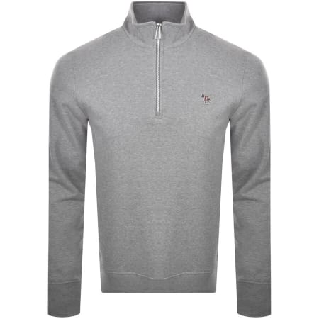 Product Image for Paul Smith Half Zip Sweatshirt Grey