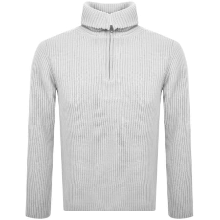Product Image for G Star Raw Half Zip Knit Jumper Grey