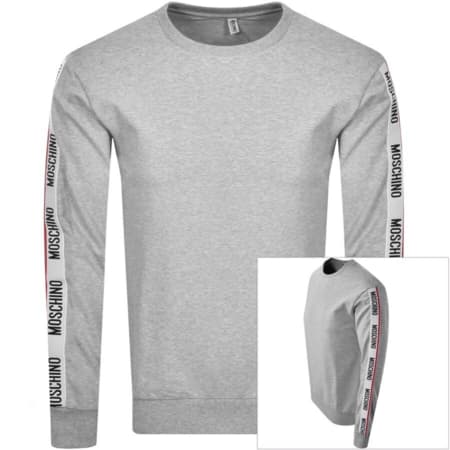 Product Image for Moschino Tape Logo Sweatshirt Grey