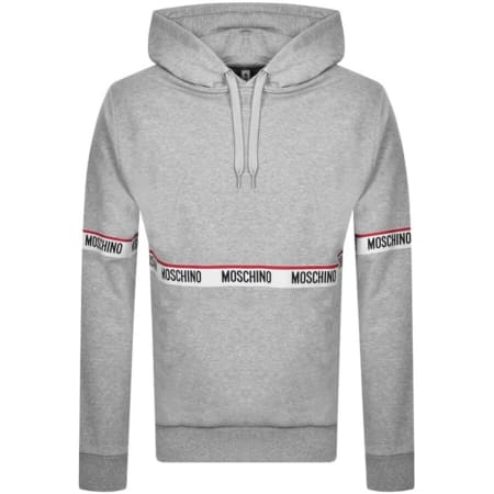 Product Image for Moschino Logo Tape Hoodie Grey