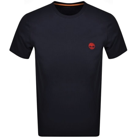 Product Image for Timberland Dun River Logo T Shirt Navy