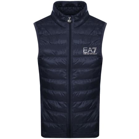 Product Image for EA7 Emporio Armani Quilted Gilet Blue