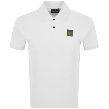 Product Image for Belstaff Logo Polo T Shirt White