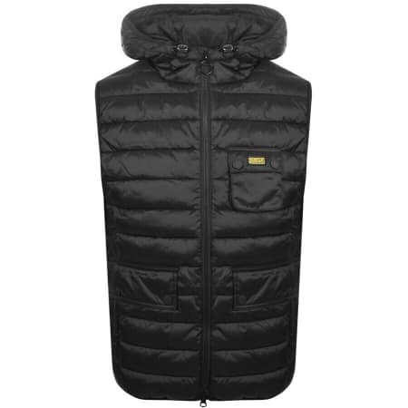 Product Image for Barbour International Quilted Ousten Gilet Black