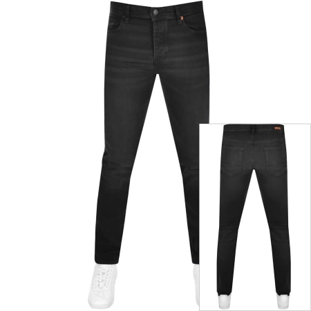 Product Image for BOSS Taber Tapered Fit Jeans Black