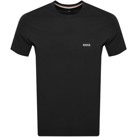 Product Image for BOSS Lounge Mix And Match Logo T Shirt Black
