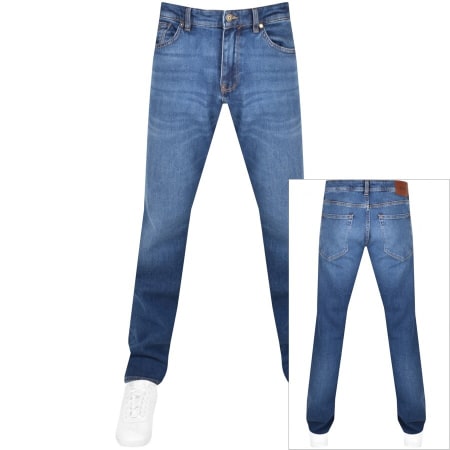 Product Image for BOSS Maine 3 Jeans Mid Wash Navy