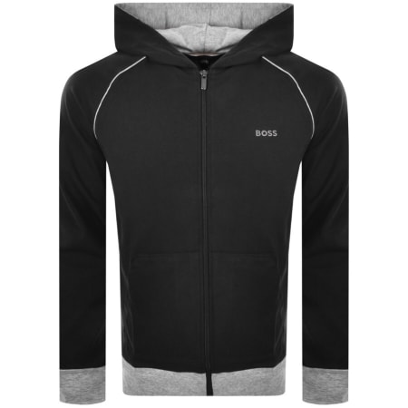 Product Image for BOSS Bodywear Lounge Full Zip Hoodie Black