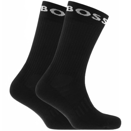 Recommended Product Image for BOSS Double Pack Socks Black