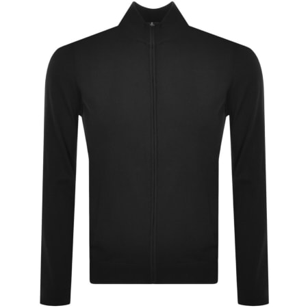 Product Image for BOSS Balonso Full Zip Knit Jumper Black