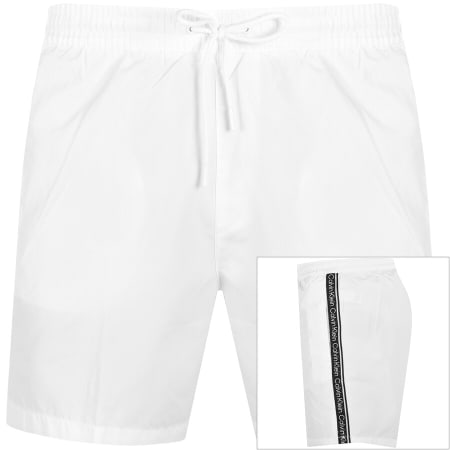Product Image for Calvin Klein Logo Swim Shorts White